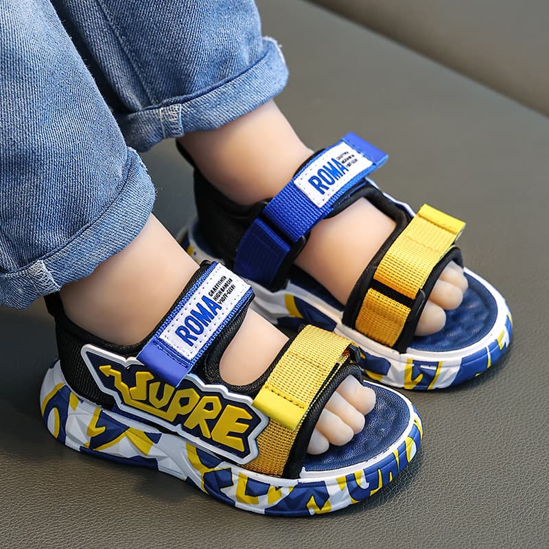 サンダルスポーツ キッズ クッション メッシュ サンダル