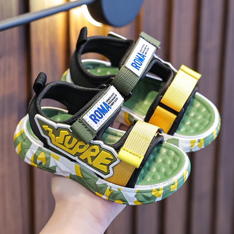 サンダルスポーツ キッズ クッション メッシュ サンダル