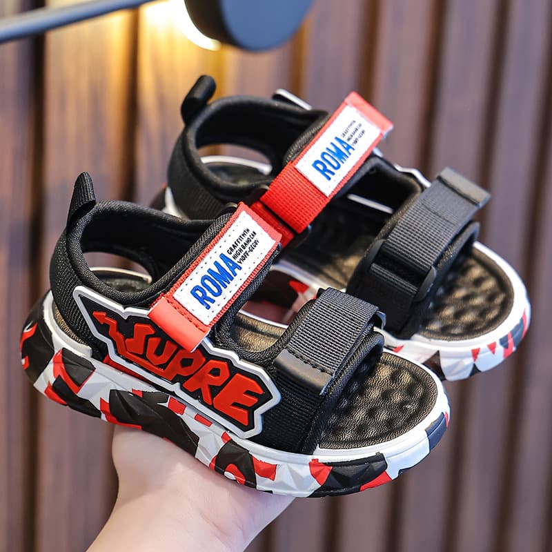 サンダルスポーツ キッズ クッション メッシュ サンダル